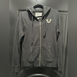 True Religion Black Studded Hoodie